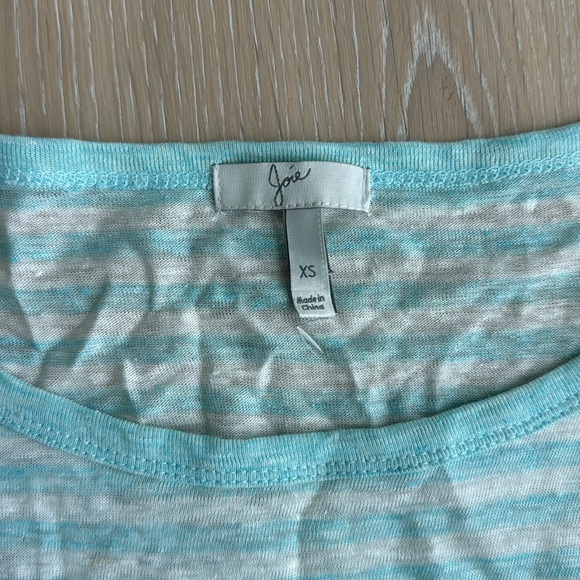 JOIE linen, striped top, XS - Picture 2 of 2